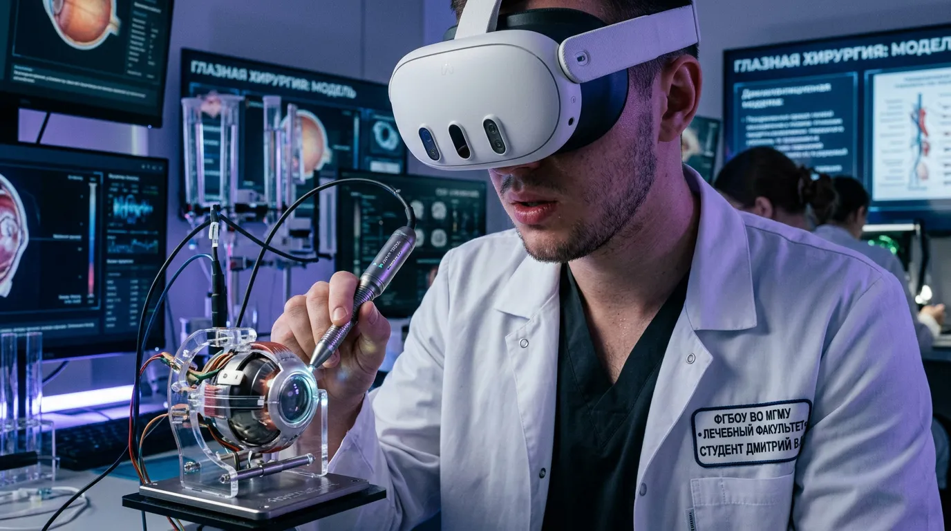 Photo - A Hand Feels, AI Corrects: Russian Students Create a Training Simulator for Ophthalmic Surgeons
