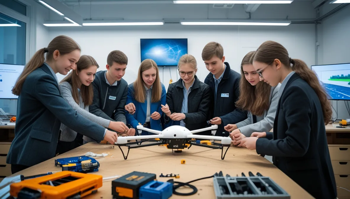 Photo - Learning to Fly: Russian Farmers Train to Operate Agricultural Drones