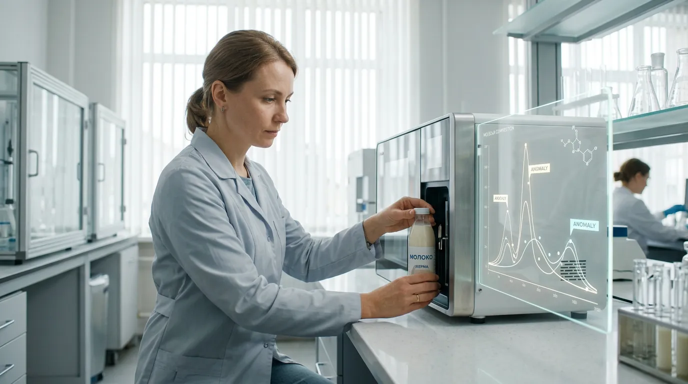 Photo - Milk Quality Checked by AI