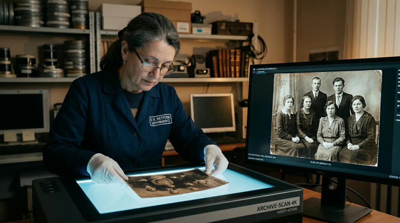 Photo - Restoring Memory: 100-Year-Old Photos Are Coming Online