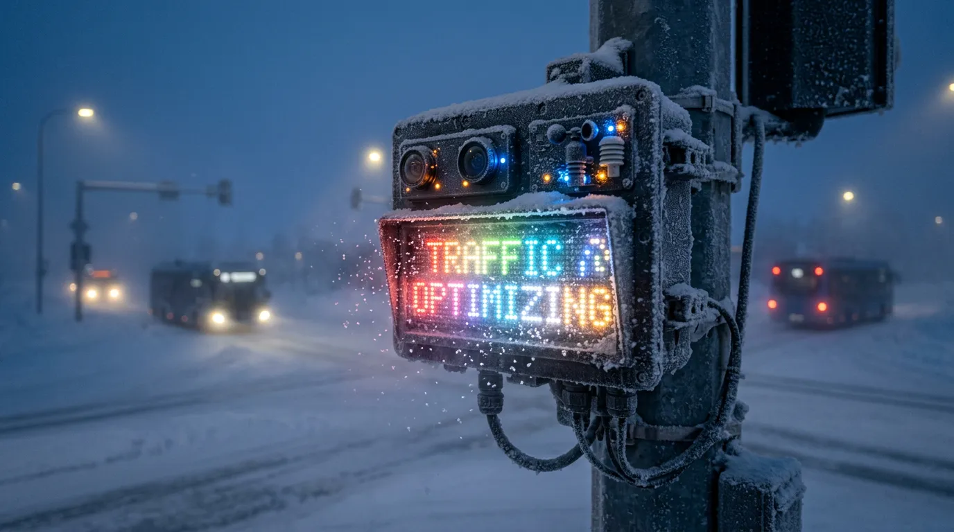 Photo - Smart Traffic Light for the Arctic