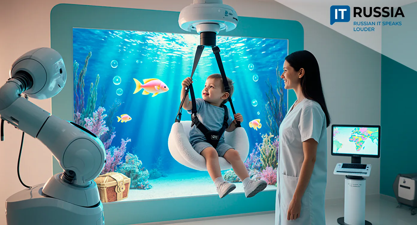Rehabilitation as Play: Russian Engineers Develop a Robot Helping Children Walk Again