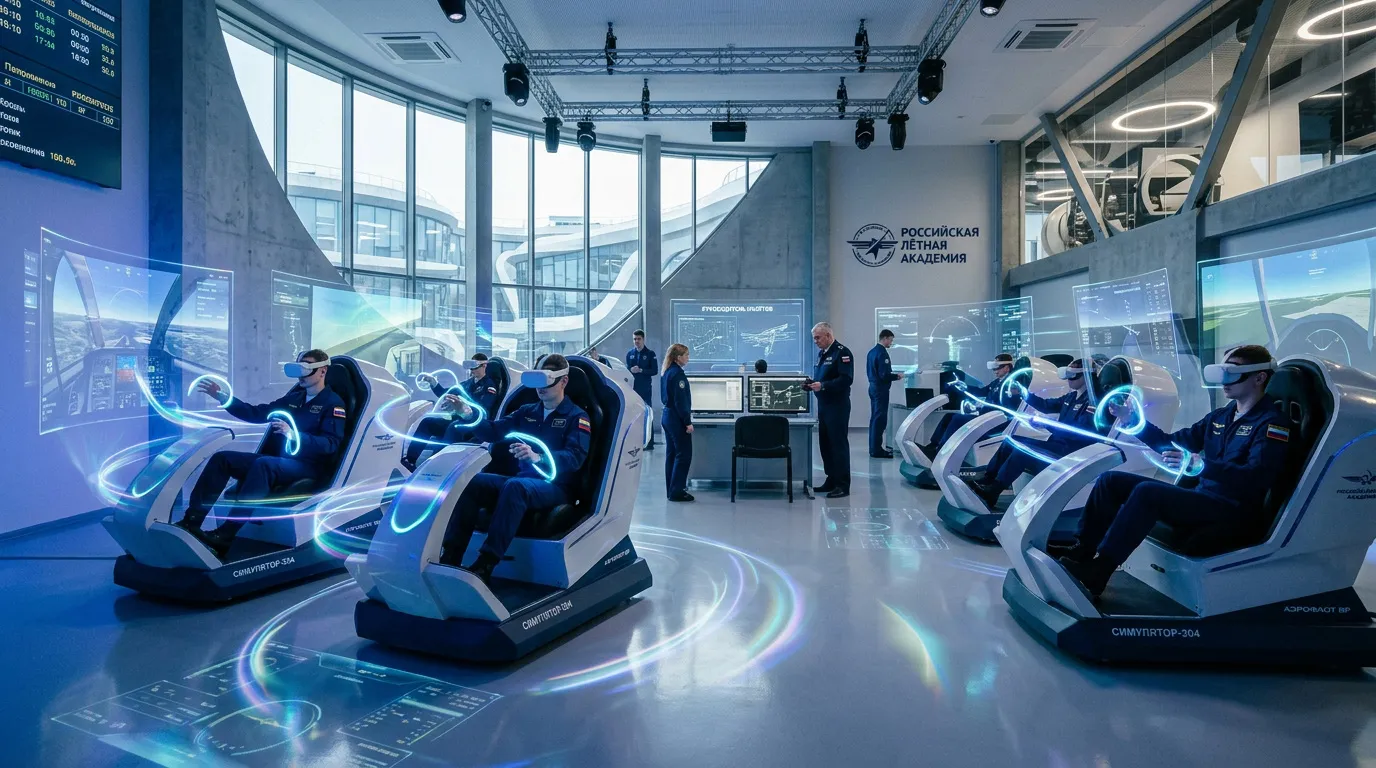 Photo - Aeroflot Unveils In-House VR Simulators for Pilot Training