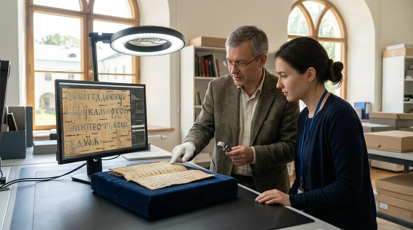 Photo - AI Helps Researchers Study Old Russian Writing