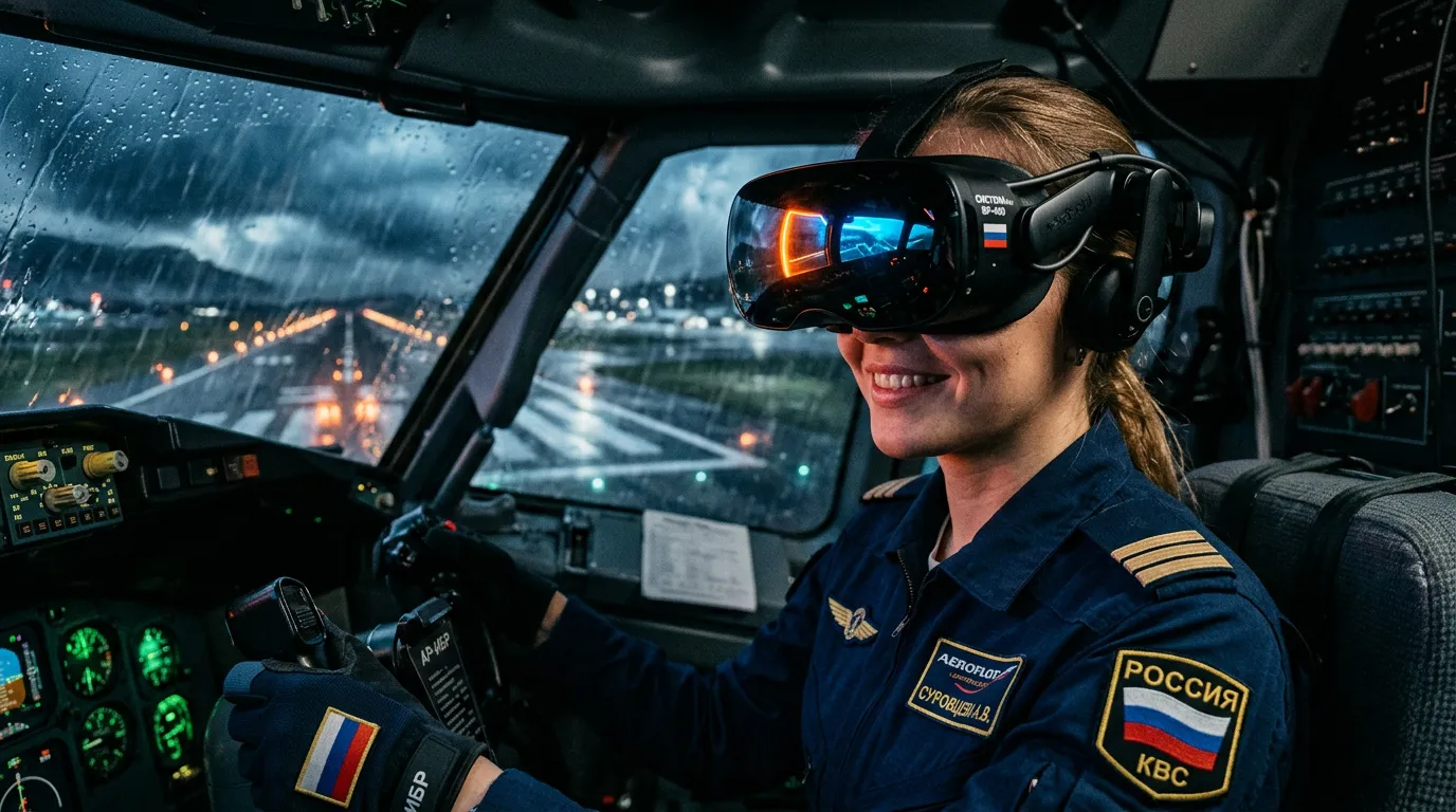 Photo - Aeroflot Unveils In-House VR Simulators for Pilot Training